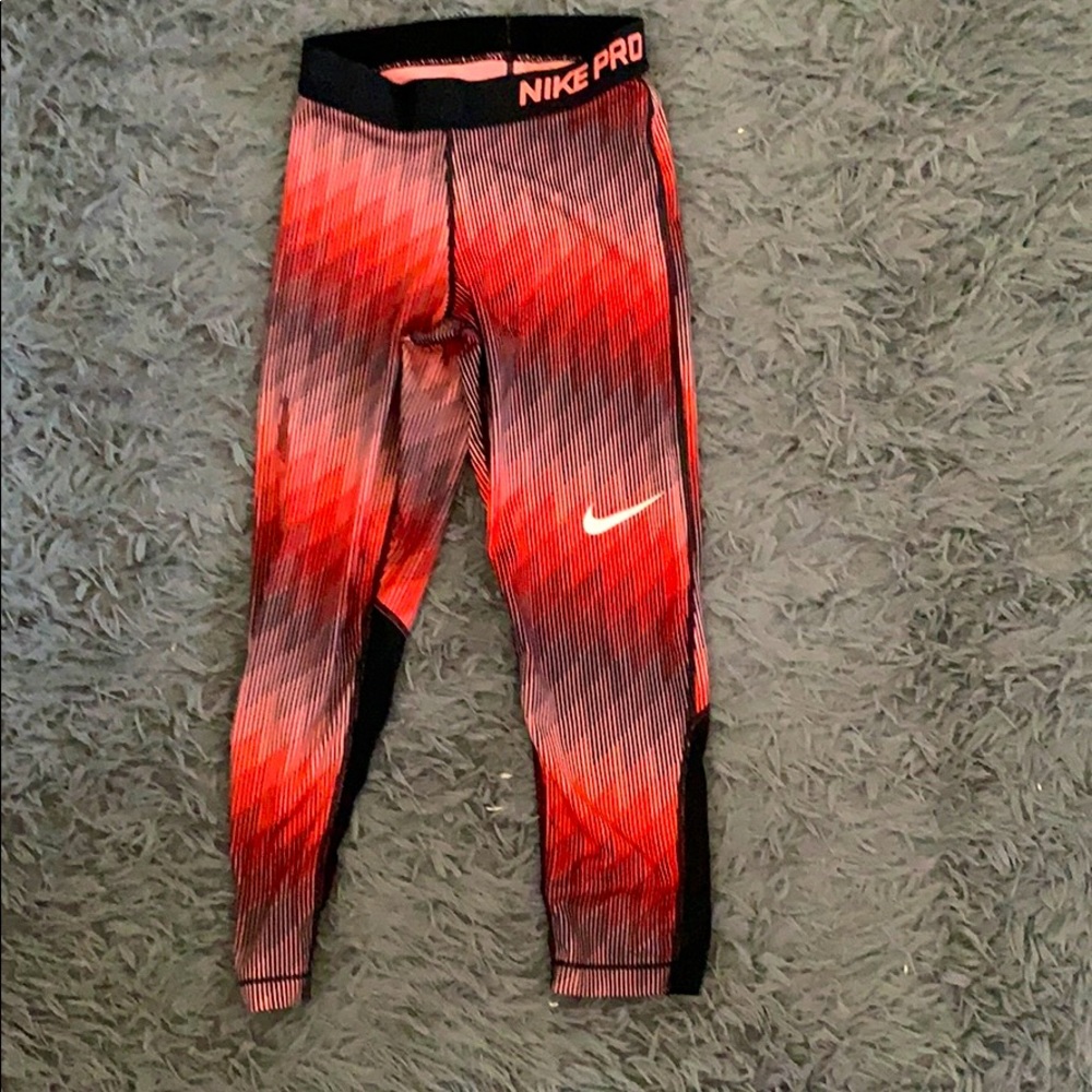 Nike pro leggings short cut!!